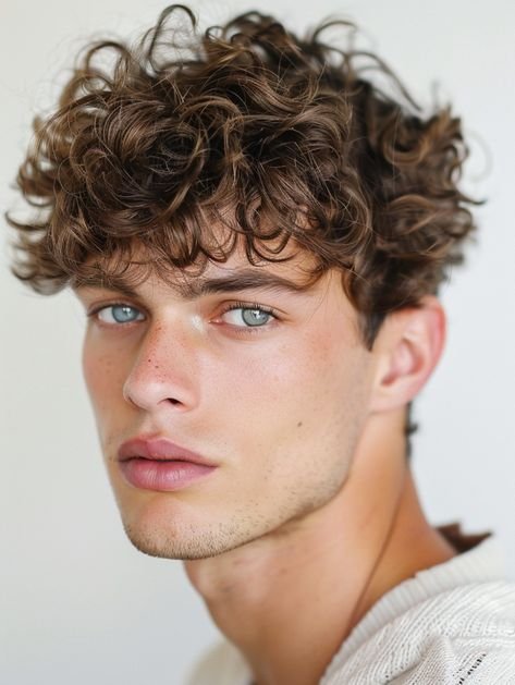 Curly Wavy Hairstyle